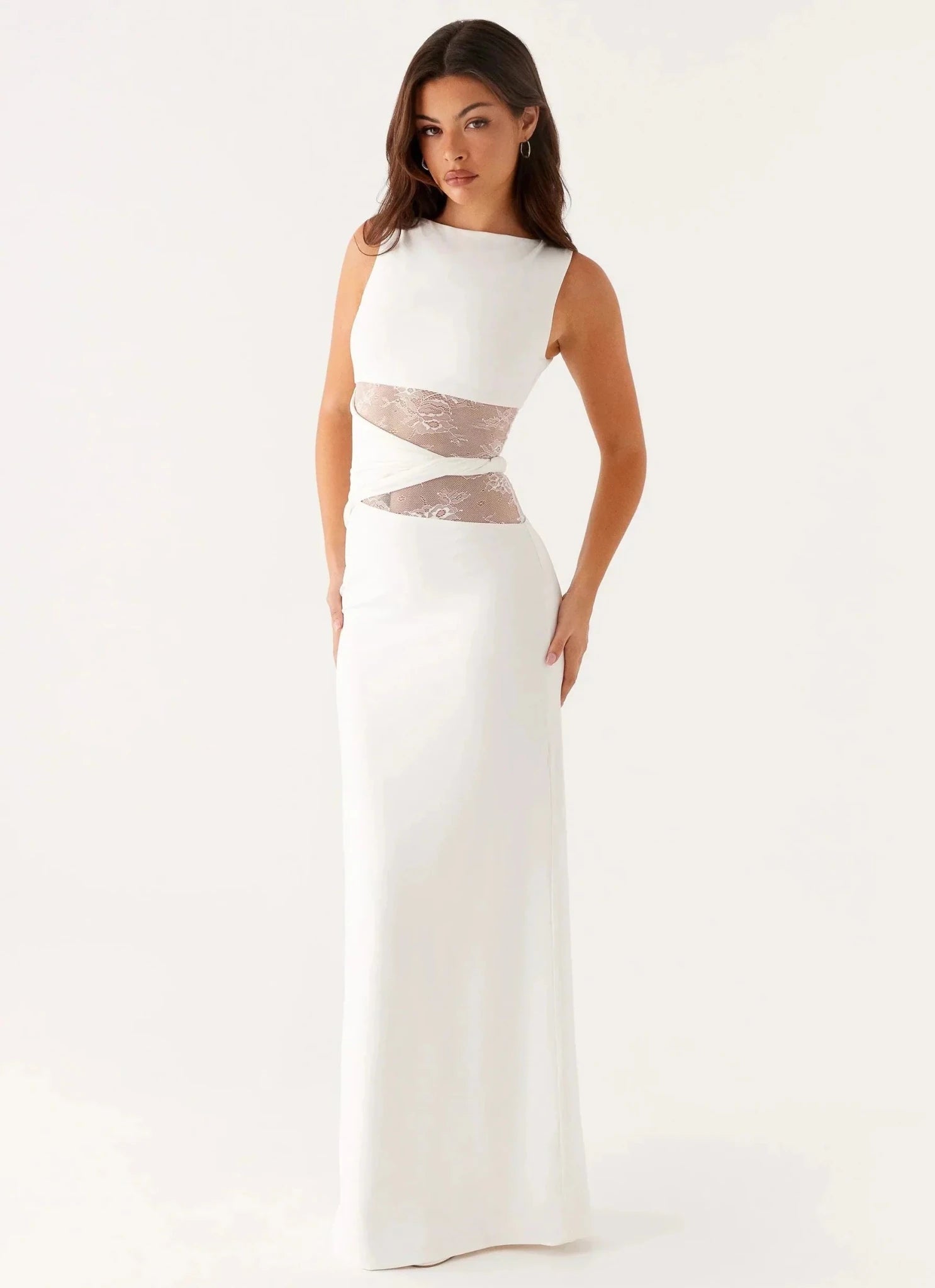 Leni Sculpted Lace Dress