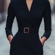 Clariss Elegant Black Dress