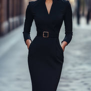 Clariss Elegant Black Dress