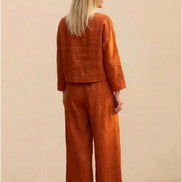 Loose Solid Color Two-Piece Set