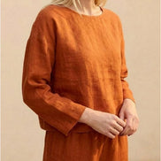 Loose Solid Color Two-Piece Set