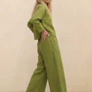 Loose Solid Color Two-Piece Set