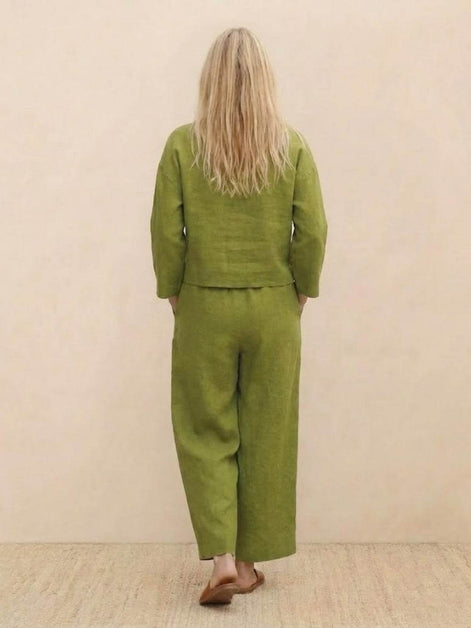 Loose Solid Color Two-Piece Set