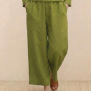 Loose Solid Color Two-Piece Set