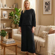 Loose Solid Color Two-Piece Set