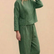Loose Solid Color Two-Piece Set