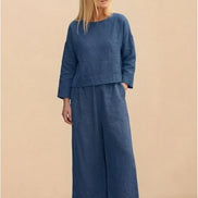 Loose Solid Color Two-Piece Set