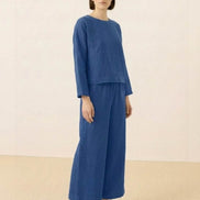 Loose Solid Color Two-Piece Set