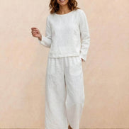 Loose Solid Color Two-Piece Set