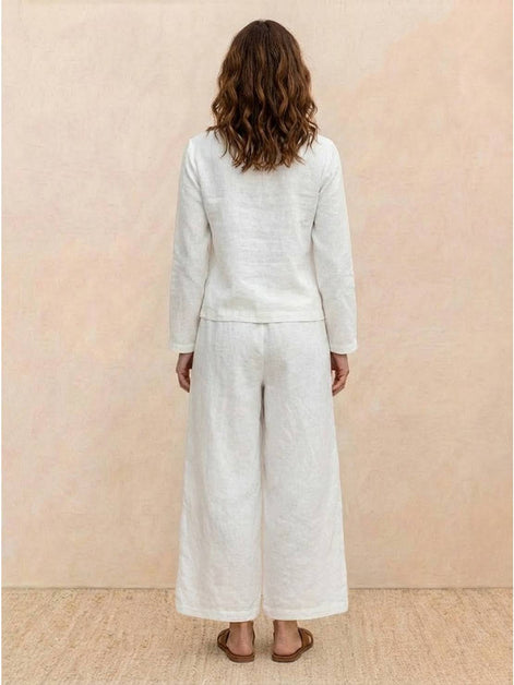 Loose Solid Color Two-Piece Set