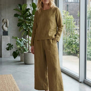 Loose Solid Color Two-Piece Set