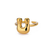 Bubble Letter Ring