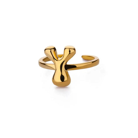 Bubble Letter Ring
