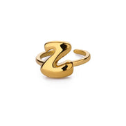 Bubble Letter Ring