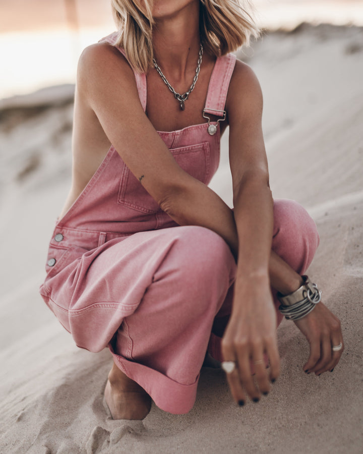 Pink Overalls