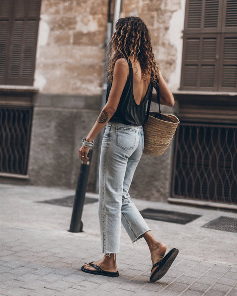 Dark Low Back Base Tank Top