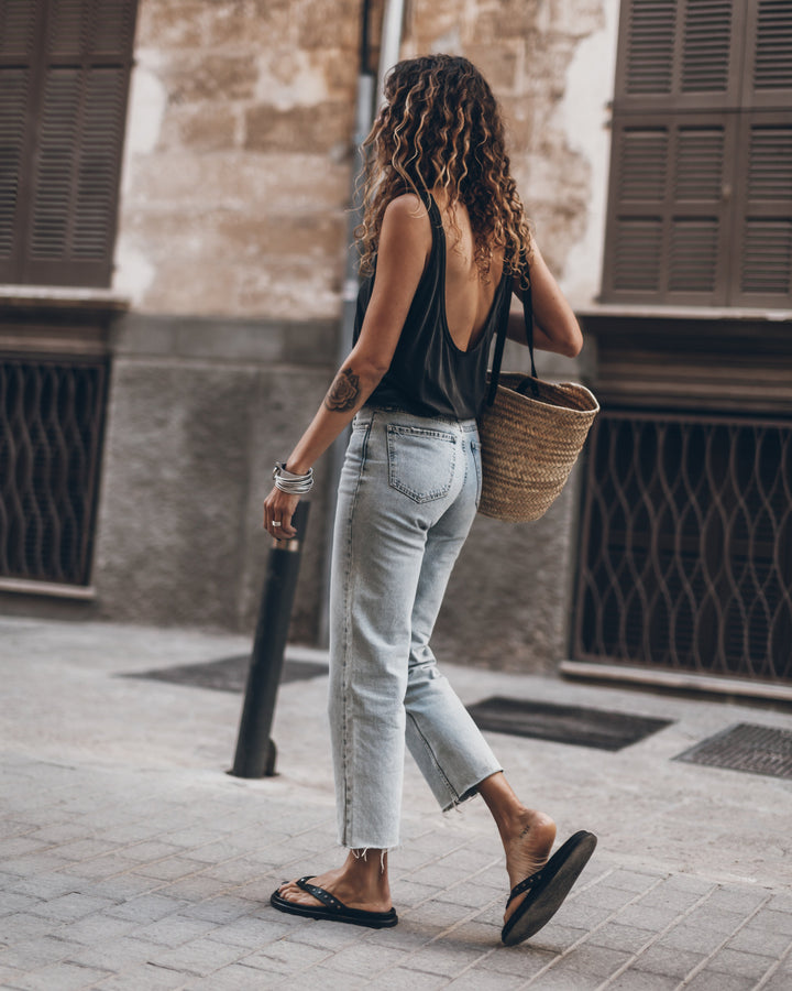 Dark Low Back Base Tank Top