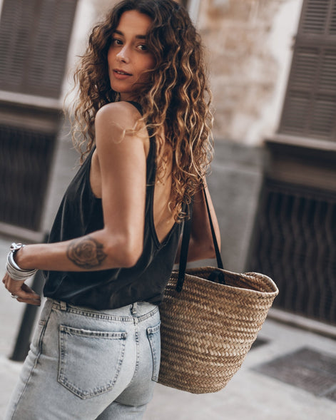 Dark Low Back Base Tank Top