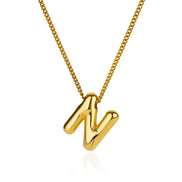 Chunky Initial Letter Necklace