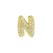 Birthstone Heart Initial Necklace