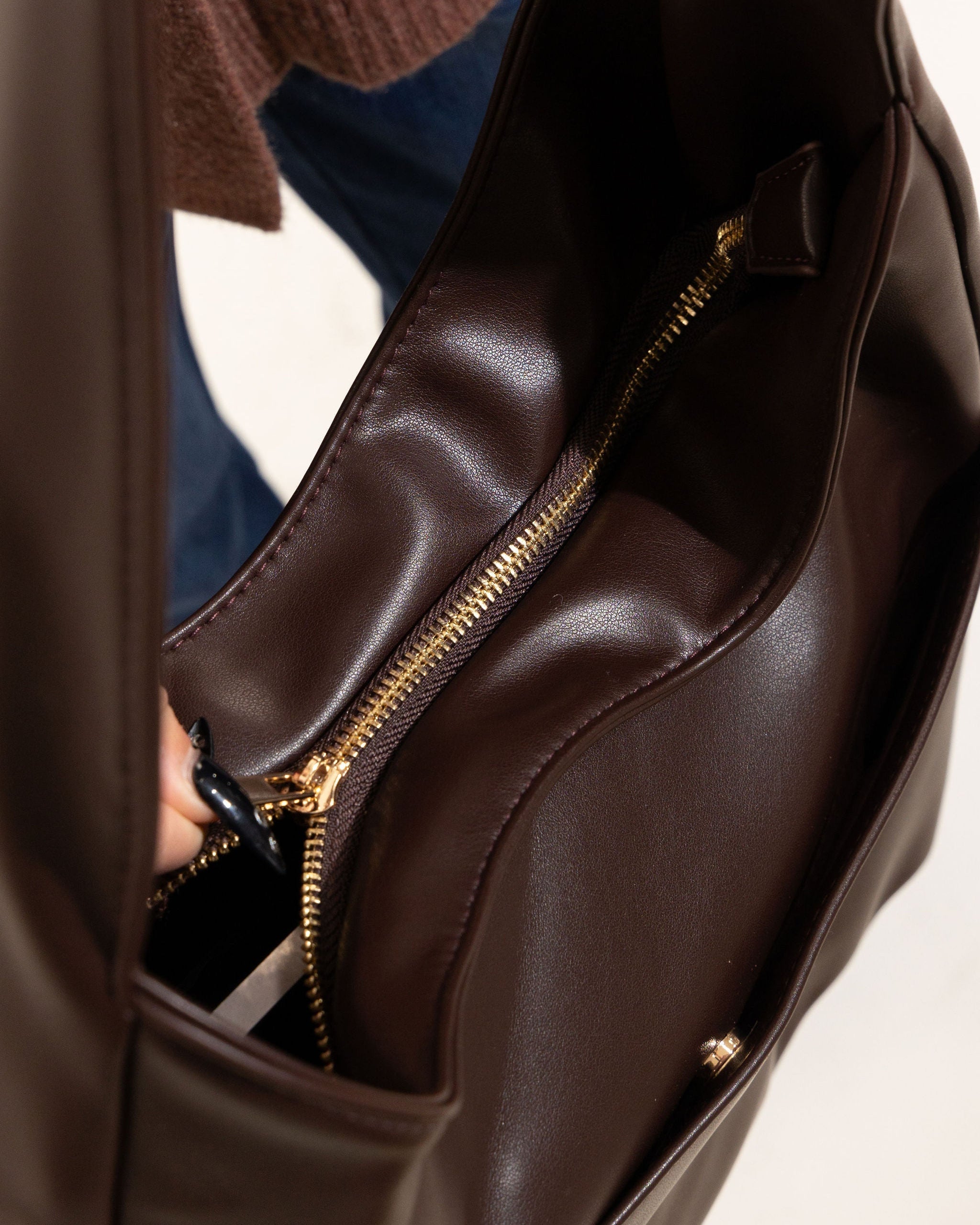 The Maya – Slouchy Leather Hobo Bag