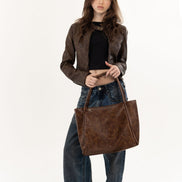 Blair Tote Bag – Structured Vegan Leather Tote