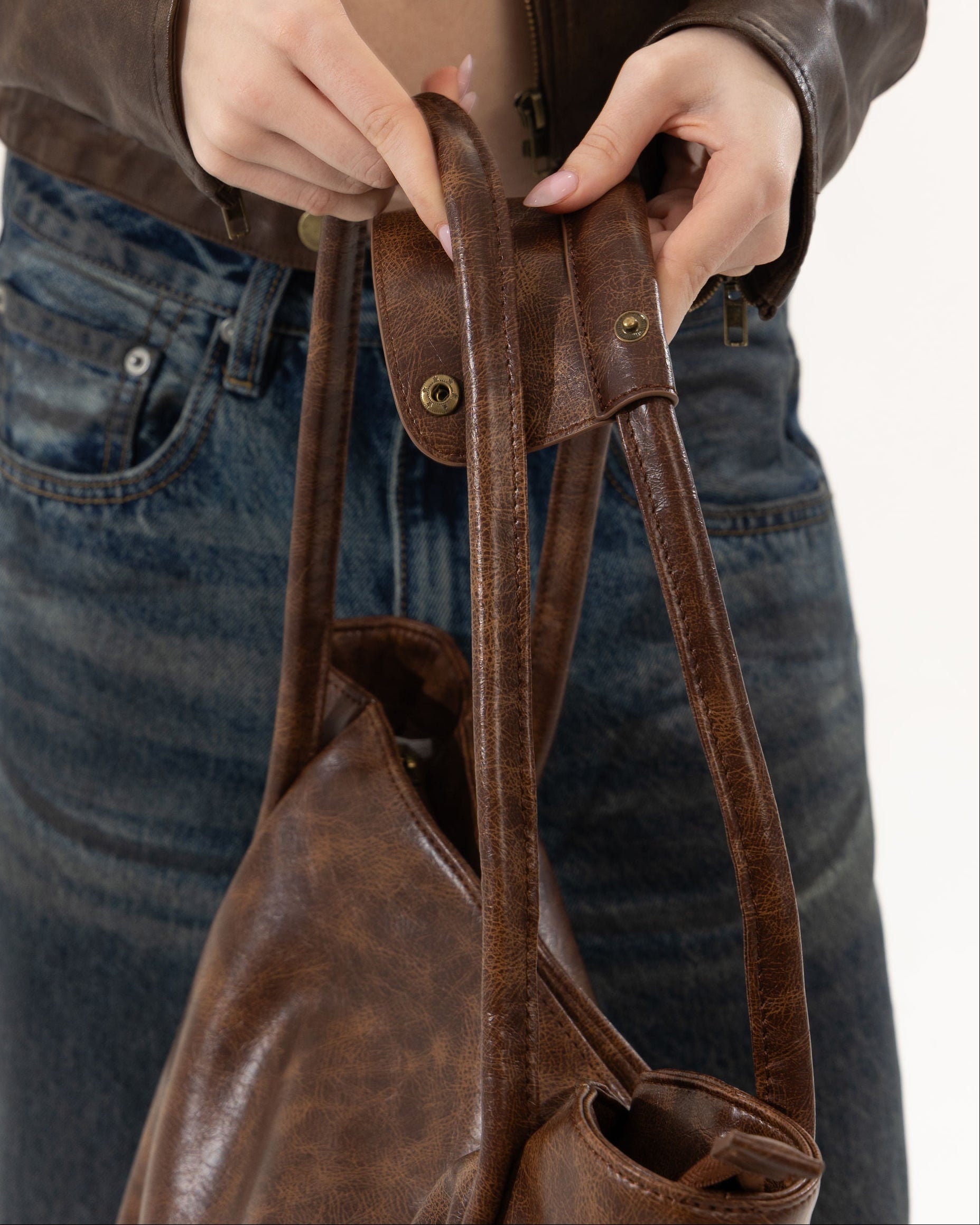 Blair Tote Bag – Structured Vegan Leather Tote