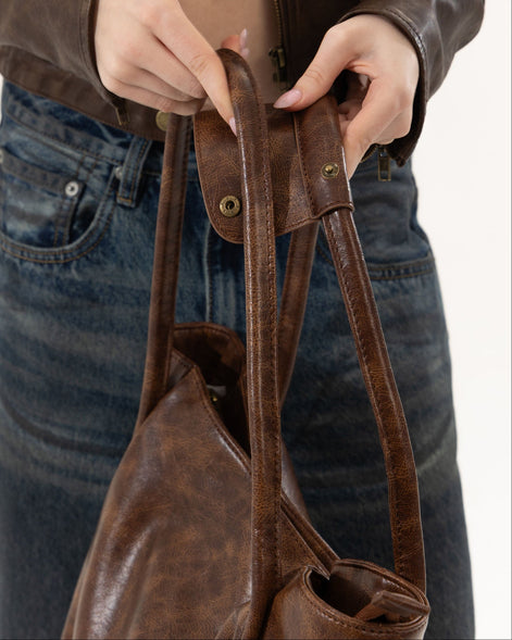 Blair Tote Bag – Structured Vegan Leather Tote
