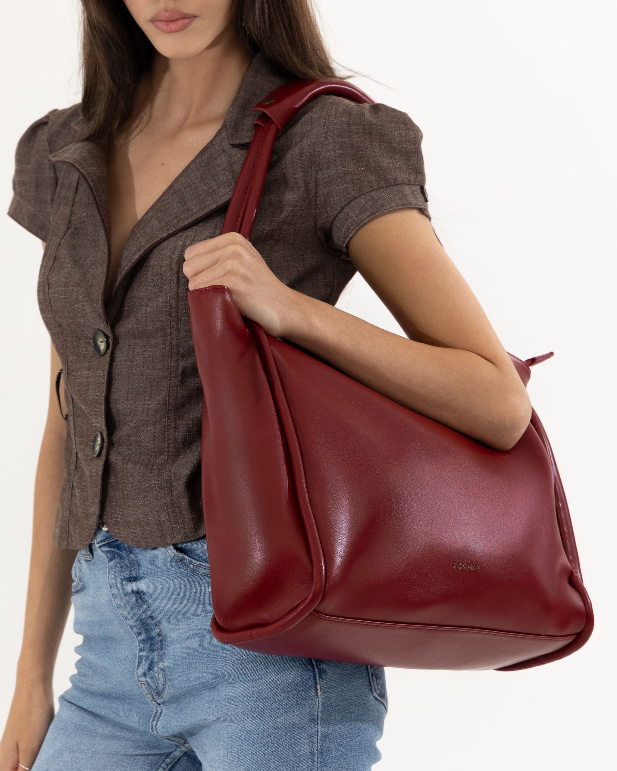 Blair Tote Bag – Structured Vegan Leather Tote
