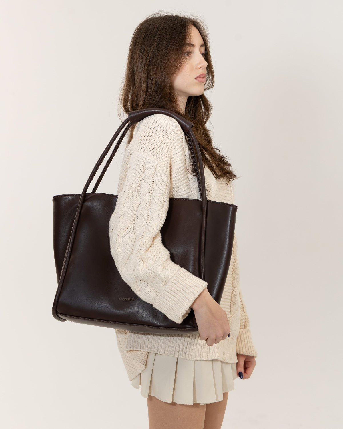 Blair Tote Bag – Structured Vegan Leather Tote