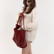 Blair Tote Bag – Structured Vegan Leather Tote