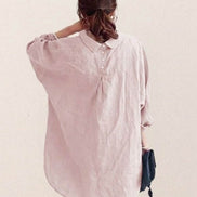 Oversized 100% Cotton Linen Shirt