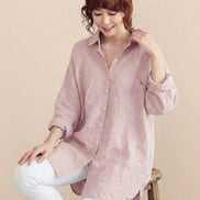 Oversized 100% Cotton Linen Shirt