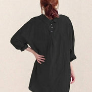Oversized 100% Cotton Linen Shirt