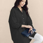 Oversized 100% Cotton Linen Shirt