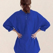 Oversized 100% Cotton Linen Shirt