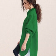 Oversized 100% Cotton Linen Shirt