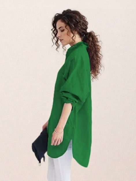 Oversized 100% Cotton Linen Shirt
