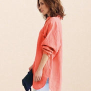 Oversized 100% Cotton Linen Shirt
