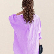 Oversized 100% Cotton Linen Shirt