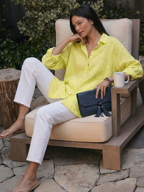 Oversized 100% Cotton Linen Shirt