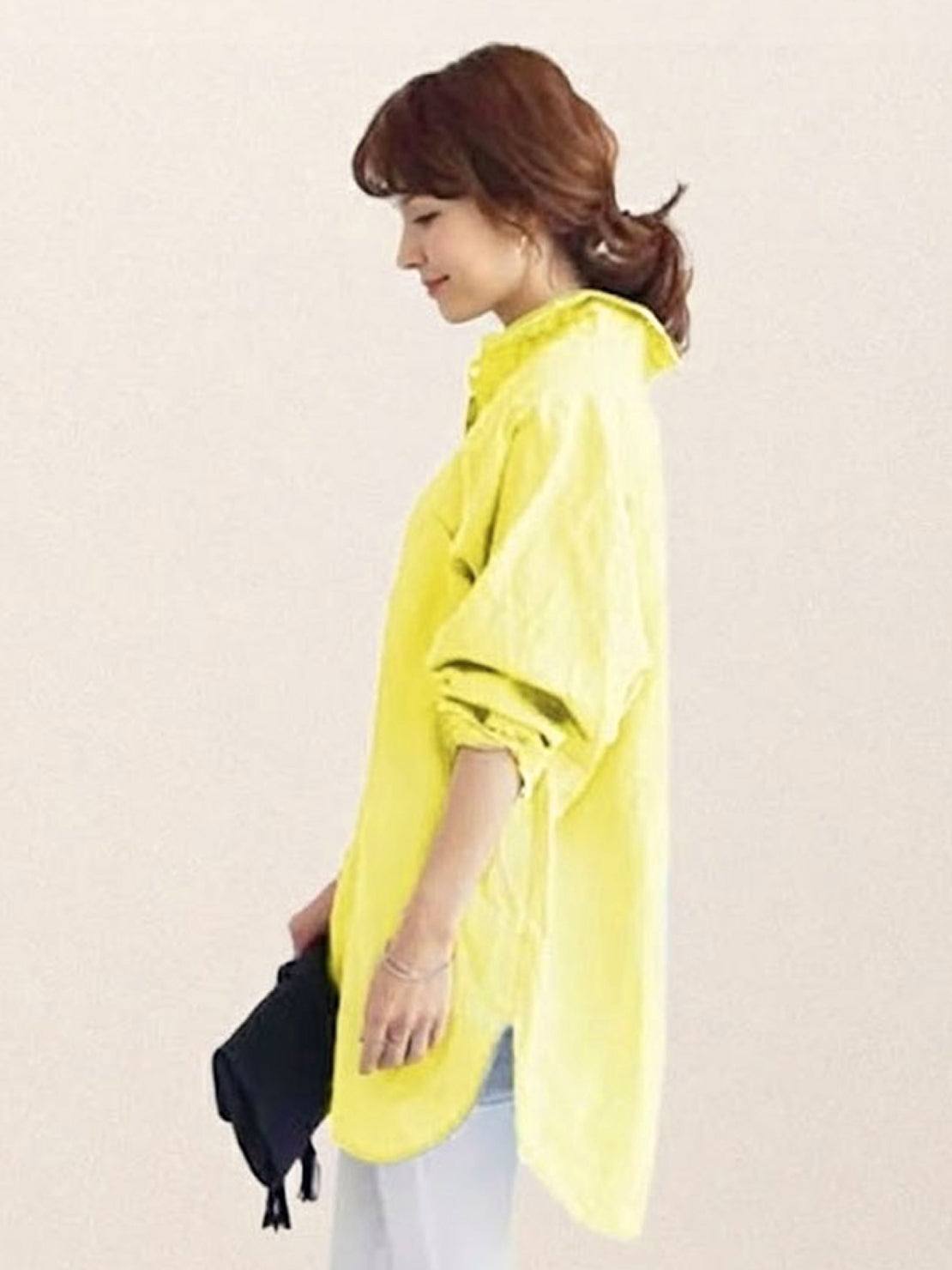 Oversized 100% Cotton Linen Shirt