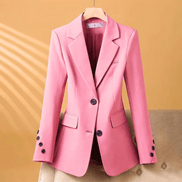 Prestige tailored blazer in blushing pink