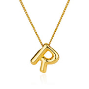 Chunky Initial Letter Necklace