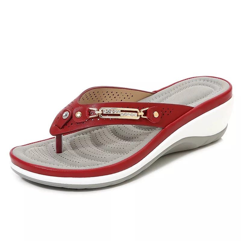 Arch Support Soft Cushion Leather Sandals
