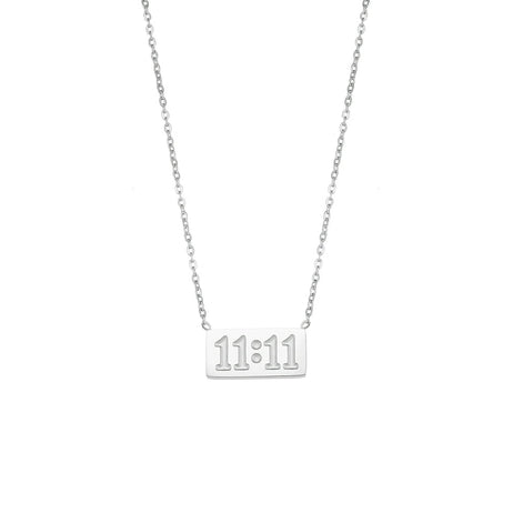 11:11 Rectangle Necklace