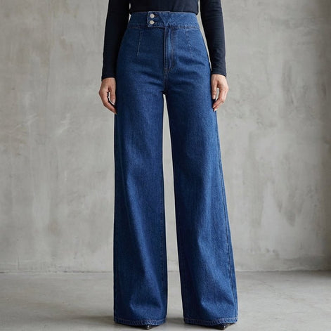 Charlotte Sculpting Wide-Leg Jeans