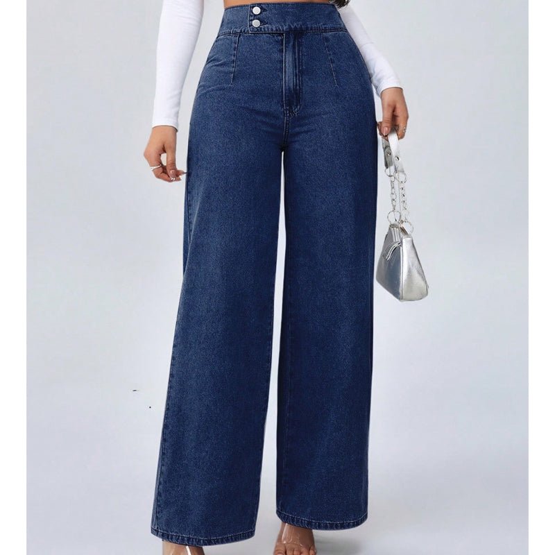 Charlotte Sculpting Wide-Leg Jeans
