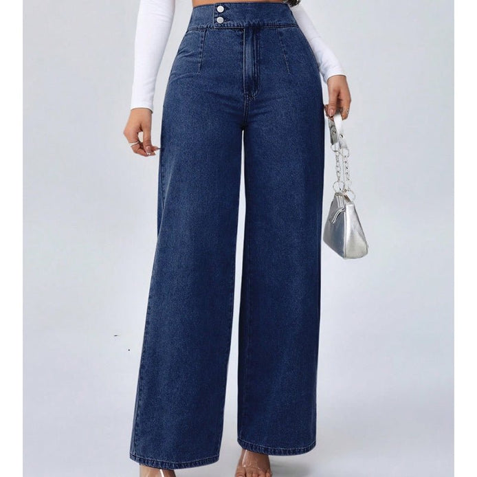 Charlotte Sculpting Wide-Leg Jeans