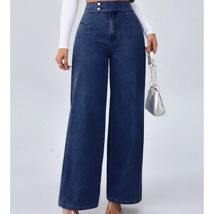 Charlotte Sculpting Wide-Leg Jeans